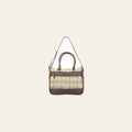OHLAY KB174 TOTE Upcycled Wool Canvas Genuine Leather women bag western handbag purse