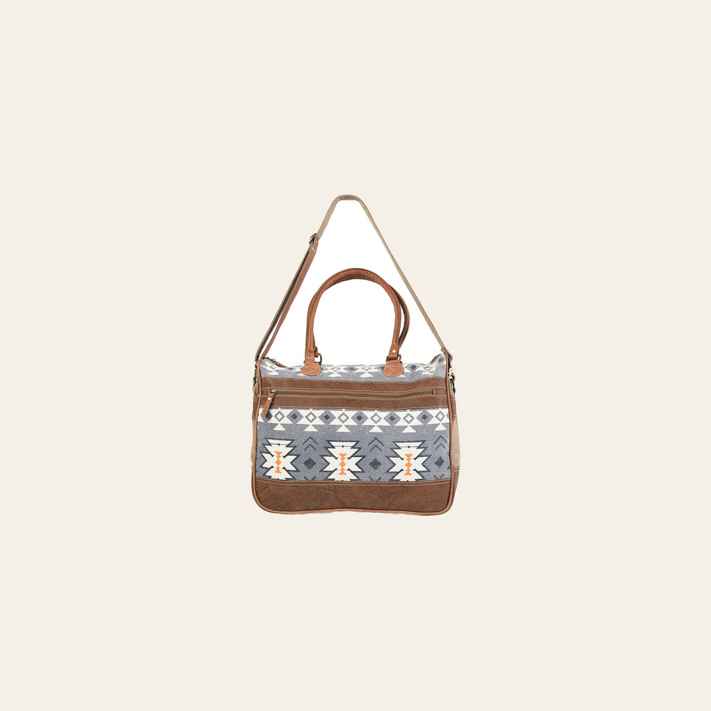 OHLAY KB175 TOTE Upcycled Wool Canvas Genuine Leather women bag western handbag purse