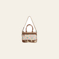 OHLAY KB176 TOTE Upcycled Wool Canvas Hair-on Genuine Leather women bag western handbag purse