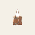 OHLAY KB195 TOTE Upcycled Wool Genuine Leather women bag western handbag purse