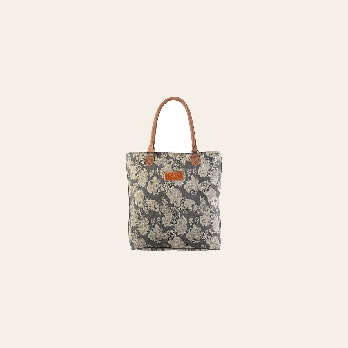 OHLAY KB204 TOTE Upcycled Canvas Genuine Leather women bag western handbag purse
