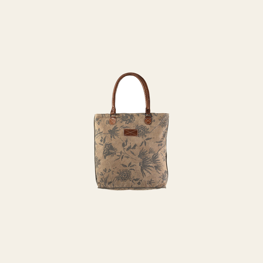 OHLAY KB206 TOTE Upcycled Canvas Genuine Leather women bag western handbag purse