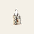 OHLAY KB220 TOTE Upcycled Wool Canvas Hair-on Genuine Leather women bag western handbag purse