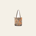 OHLAY KB225 TOTE Upcycled Canvas Genuine Leather women bag western handbag purse