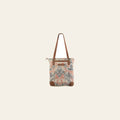OHLAY KB227 TOTE Upcycled Wool Canvas Genuine Leather women bag western handbag purse