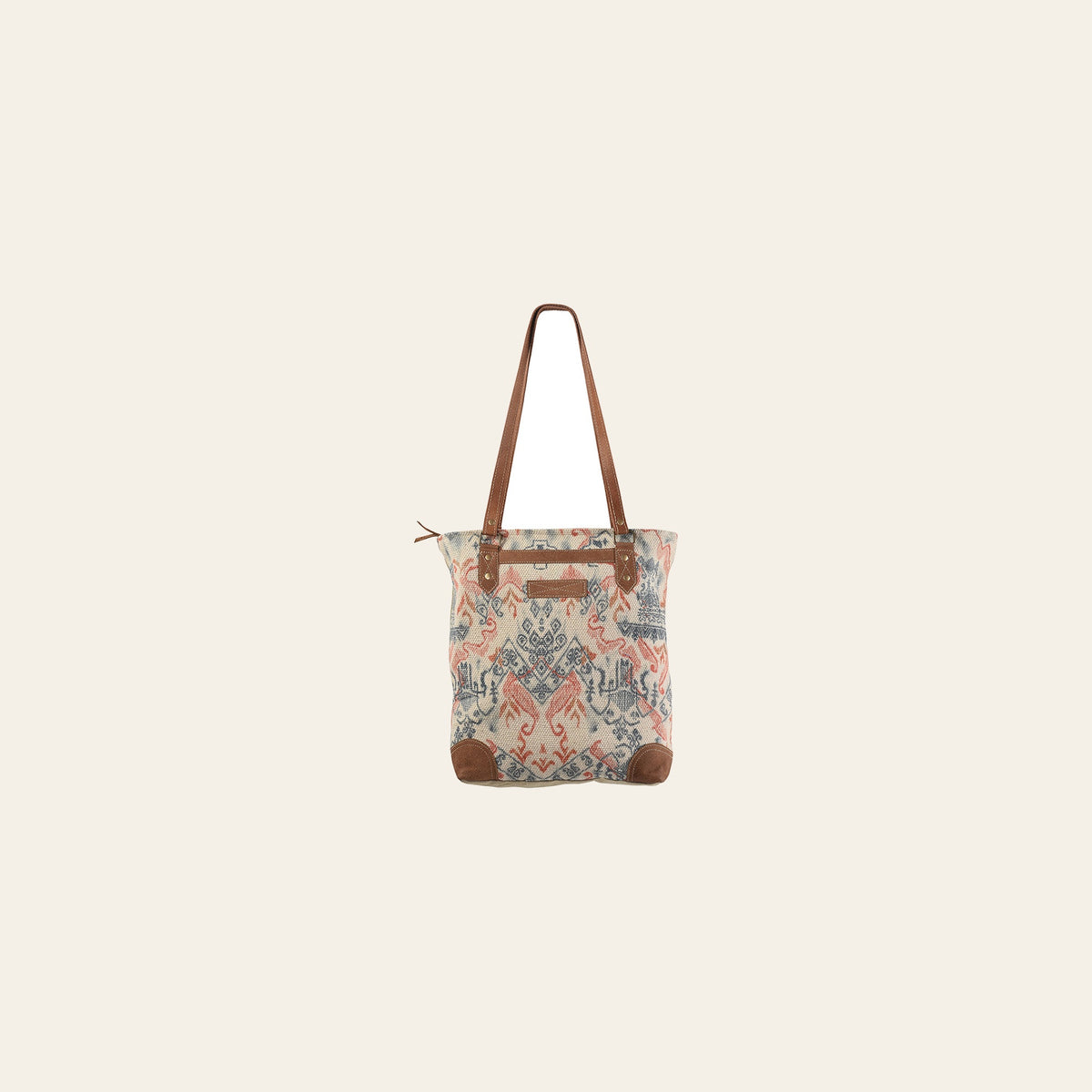 OHLAY KB227 TOTE Upcycled Wool Canvas Genuine Leather women bag western handbag purse
