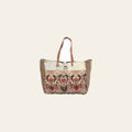 OHLAY KB229 TOTE Upcycled Wool Canvas Hair-on Genuine Leather women bag western handbag purse