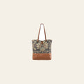 OHLAY KB240 TOTE Upcycled Wool Canvas Genuine Leather women bag western handbag purse