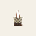 OHLAY KB241 TOTE Upcycled Wool Canvas Embossed Genuine Leather women bag western handbag purse