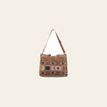OHLAY KB249 TOTE Upcycled Wool Canvas Genuine Leather women bag western handbag purse
