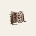 OHLAY KB261 TOTE Upcycled Wool Canvas Genuine Leather women bag western handbag purse