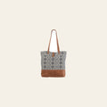 OHLAY KB285 TOTE Upcycled Wool Canvas Genuine Leather women bag western handbag purse