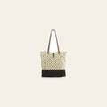 OHLAY KB286 TOTE Upcycled Wool Canvas Hair-on Genuine Leather women bag western handbag purse