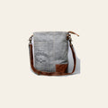 Ohlay Bags Vintage Canvas Crossbody Bag for Women & Men, Leather Trim Messenger Shoulder Bag