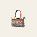 OHLAY KB502 TOTE Upcycled Wool Canvas Hair-on Genuine Leather women bag western handbag purse