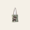 OHLAY KB570 TOTE Upcycled Canvas Hair-on Genuine Leather women bag western handbag purse