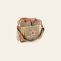 OHLAY Messenger Upcycled Canvas Genuine Leather Women's Bag Western Handbag Purse | Womens Handbags Purses for Women, Summer