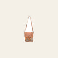 OHLAY Messenger Upcycled Canvas Hair-on Genuine Leather women bag western handbag purse