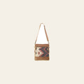 OHLAY Large Crossbody Upcycled Wool Canvas Genuine Leather women bag western handbag purse