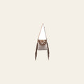 OHLAY Messenger Upcycled Wool Canvas Hair-on Genuine Leather women bag western handbag purse