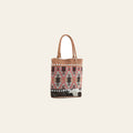 OHLAY OHV277 TOTE Upcycled Wool Canvas Hair-on Genuine Leather women bag western handbag purse