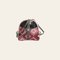 OHLAY Cross Body Upcycled Wool Canvas Hair-On Genuine Leather Women Bag Western Handbag Purse Womens Handbags Belt for Summer