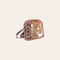 OHLAY OHV380 Backpack Upcycled Wool Canvas Hair-On Genuine Leather women bag western handbag purse
