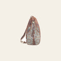 OHLAY OHV393 Backpack Upcycled Canvas Hair-On Genuine Leather women bag western handbag