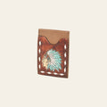 OHLAY SOHCCG102C Card-Holder Hand Tooled Genuine Leather women bag western handbag purse