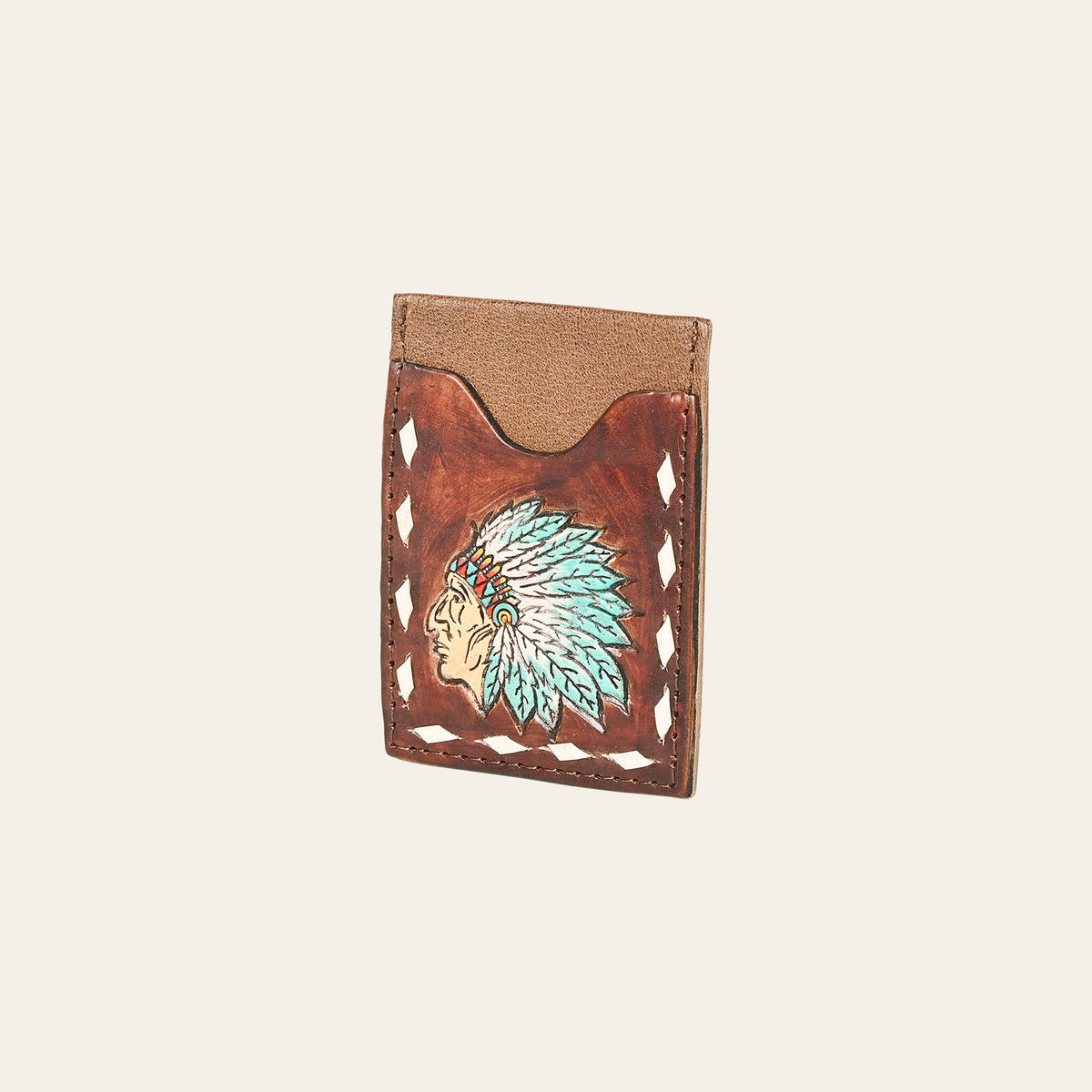 OHLAY SOHCCG102C Card-Holder Hand Tooled Genuine Leather women bag western handbag purse