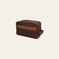 OHLAY Toiletry Hand Tooled Genuine Leather Women Bag Western Handbag Purse | Womens Handbags Belt for Summer