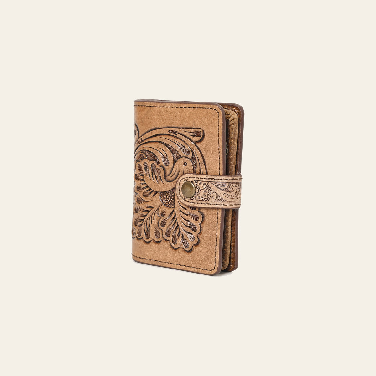 OHLAY Wallet Hand Tooled Genuine Leather Women Bag Western Handbag Purse | Womens Handbags |Leather Belt for Summer