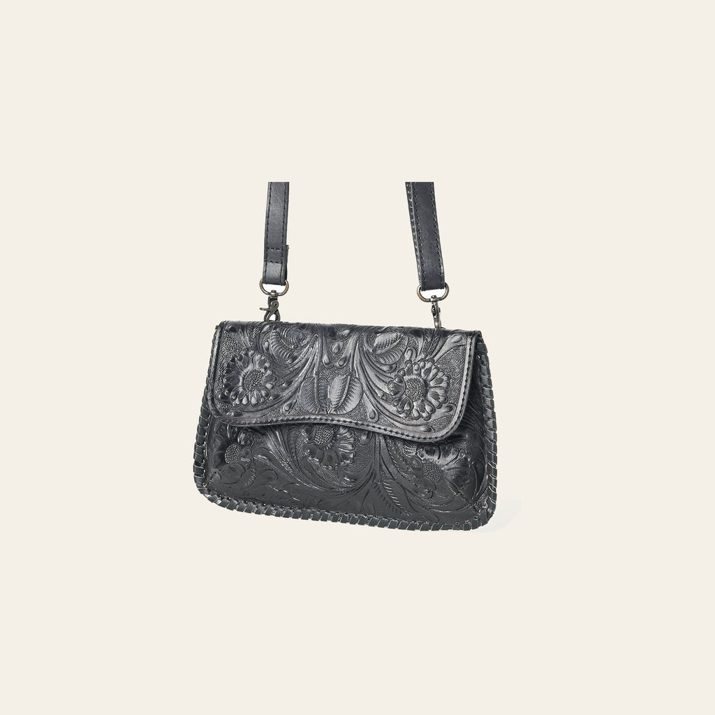 OHLAY Wallet Hand Tooled Genuine Leather Women Bag Western Handbag Purse | Womens Handbags |Leather Belt for Summer
