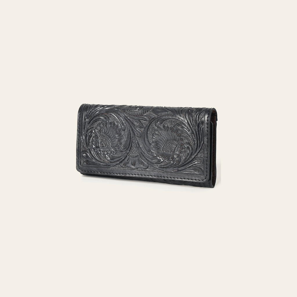 OHLAY Wallet Hand Tooled Genuine Leather Women Bag Western Handbag Purse | Womens Handbags |Leather Belt for Summer