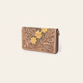 OHLAY Wallet Hand Tooled Genuine Leather Women Bag Western Handbag Purse | Womens Handbags |Leather Belt for Summer