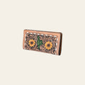 OHLAY Wallet Hand Tooled Genuine Leather Women Bag Western Handbag Purse | Womens Handbags |Leather Belt for Summer