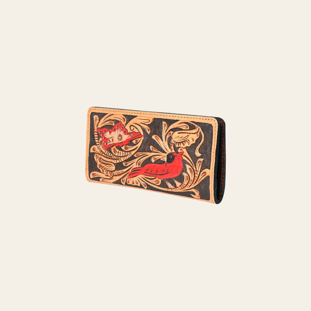 OHLAY Wallet Hand Tooled Genuine Leather Women Bag Western Handbag Purse | Womens Handbags |Leather Belt for Summer