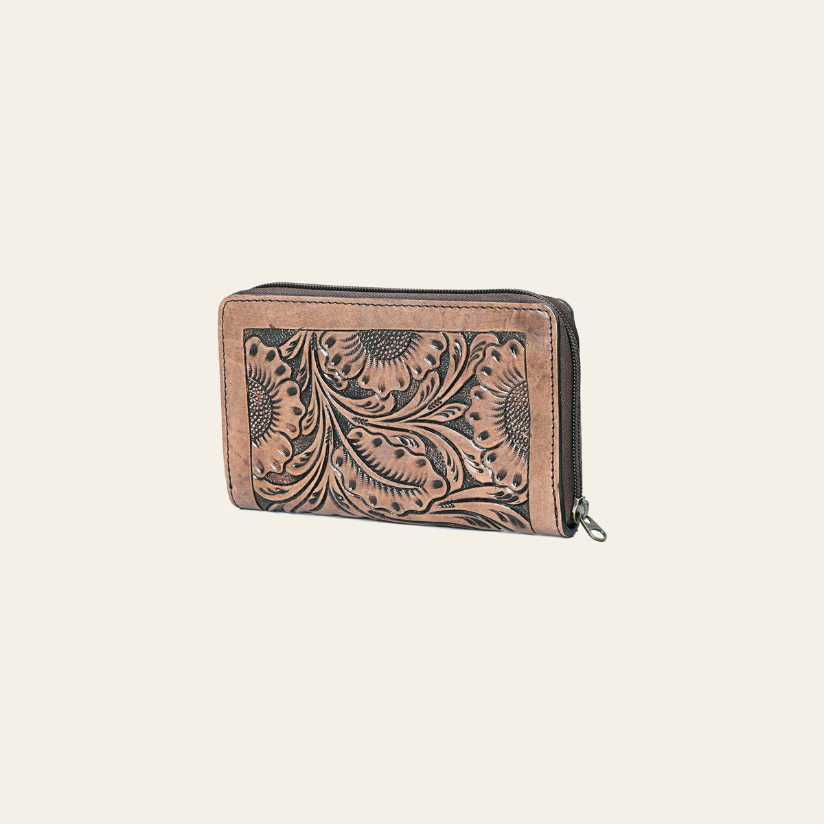 OHLAY Wallet Hand Tooled Genuine Leather Women Bag Western Handbag Purse | Womens Handbags |Leather Belt for Summer