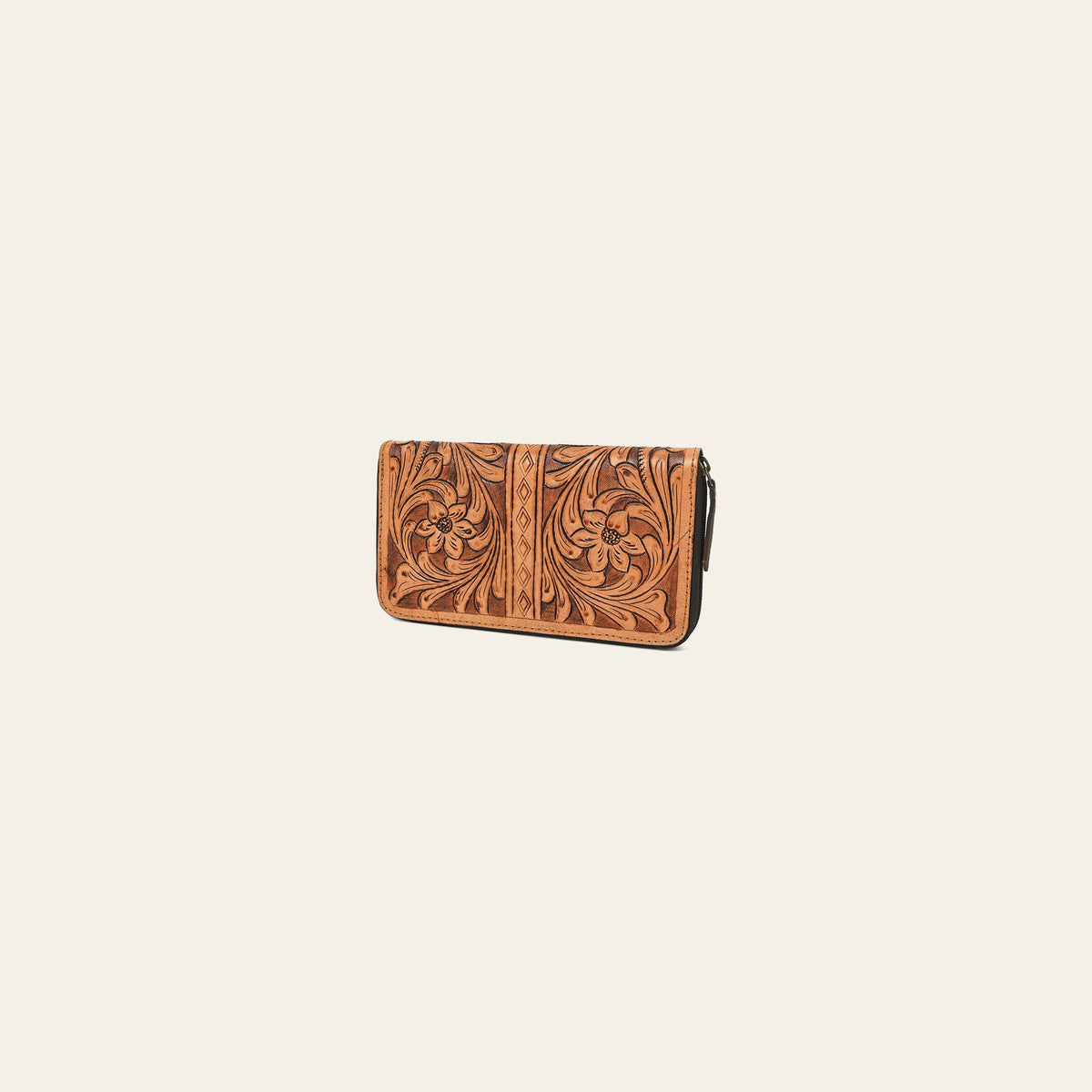 OHLAY Wallet Hand Tooled Genuine Leather Women Bag Western Handbag Purse | Womens Handbags |Leather Belt for Summer