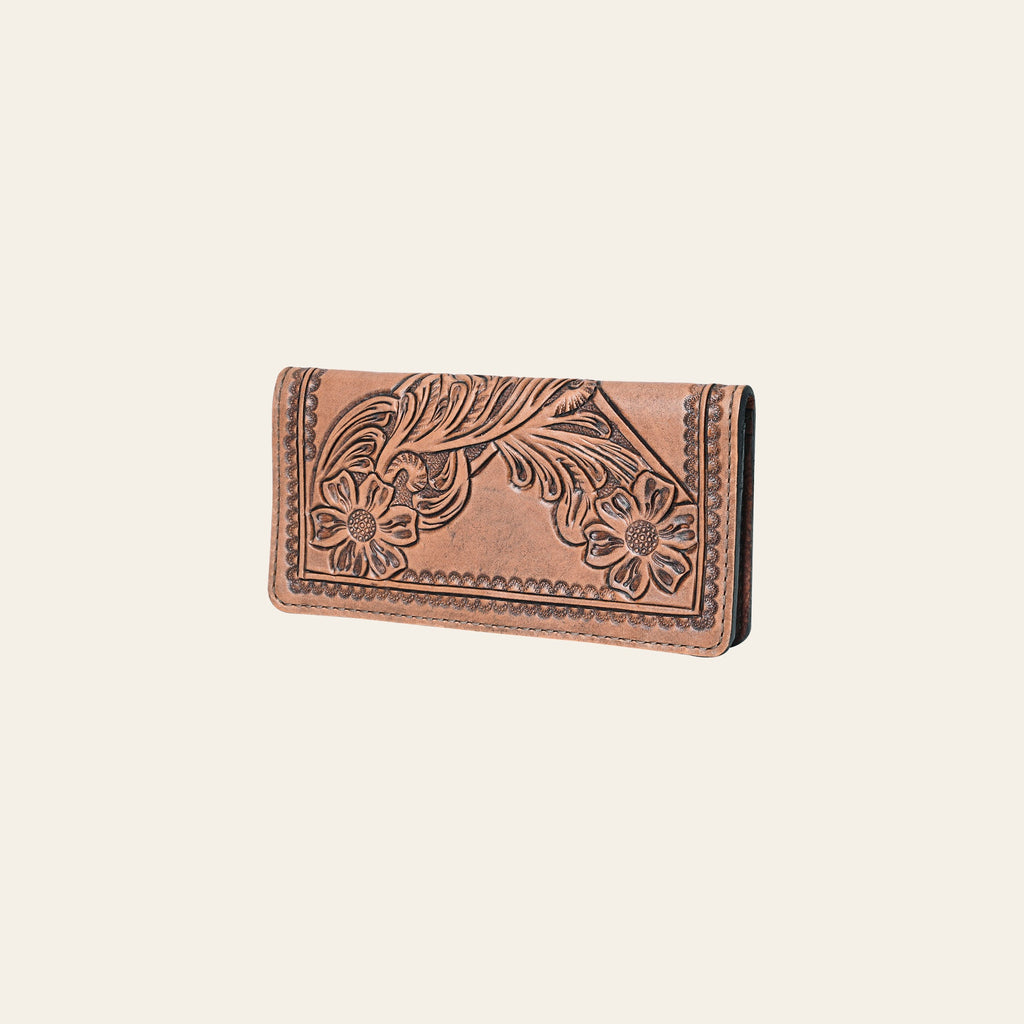 OHLAY Wallet Hand Tooled Genuine Leather Women Bag Western Handbag Purse | Womens Handbags |Leather Belt for Summer