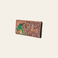 OHLAY Wallet Hand Tooled Genuine Leather Women Bag Western Handbag Purse | Womens Handbags |Leather Belt for Summer