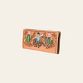 OHLAY WALLET Hand Tooled Genuine Leather women bag western handbag purse