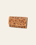 OHLAY Wallet Hand Tooled Genuine Leather Women Bag Western Handbag Purse | Womens Handbags |Leather Belt for Summer