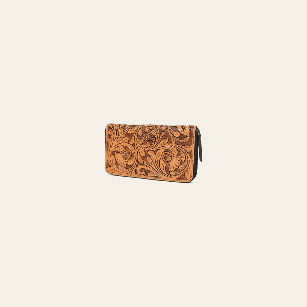 OHLAY Wallet Hand Tooled Genuine Leather Women Bag Western Handbag Purse | Womens Handbags |Leather Belt for Summer