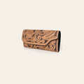 OHLAY Wallet Hand Tooled Genuine Leather Women Bag Western Handbag Purse | Womens Handbags |Leather Belt for Summer