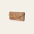 OHLAY Wallet Hand Tooled Hair-On Genuine Leather Women Bag Western Handbag Purse | Womens Handbags |Leather Belt for Summer