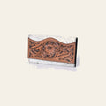 OHLAY Wallet Hand Tooled Hair-On Genuine Leather Women Bag Western Handbag Purse | Womens Handbags |Leather Belt for Summer