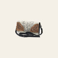 OHLAY Wallet Hand Tooled Hair-On Genuine Leather Women Bag Western Handbag Purse | Womens Handbags |Leather Belt for Summer