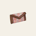 OHLAY Wallet Hand Tooled Upcycled Wool Genuine Leather Women Bag Western Handbag Purse Womens Handbags