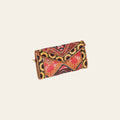 OHLAY Wallet Hand Tooled Upcycled Wool Genuine Leather Women Bag Western Handbag Purse Womens Handbags